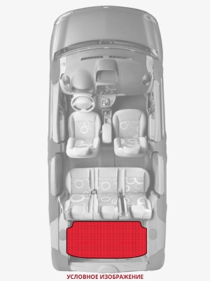 ЭВА коврики «Queen Lux» багажник для Hyundai Santamo